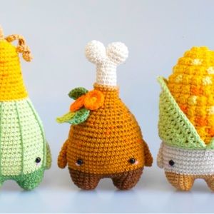 Fall harvest plush set